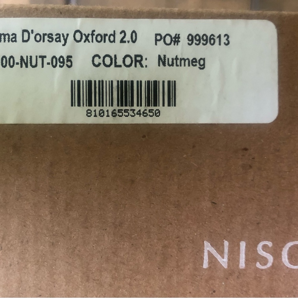 Nisolo Emma D’orsay oxfords nutmeg 9.5 new in box - Picture 4 of 7